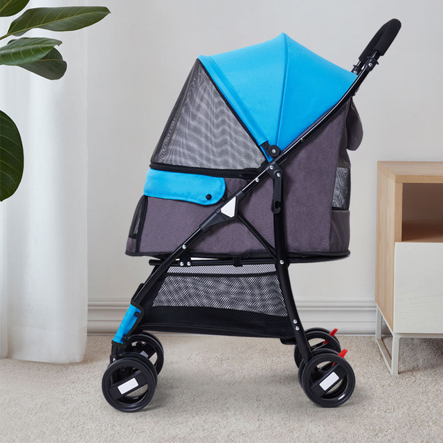 Solider doppellagiger Haustier-Kinderwagen XSPC-0071