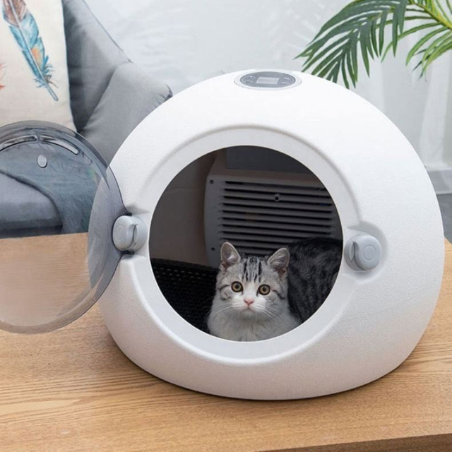 Caixa esf&eacute;rica de secagem para animais de estima&ccedil;&atilde;o XSDB-0004